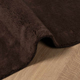 vidaXL Vloerkleed HUARTE laagpolig zacht wasbaar 60x110 cm antraciet