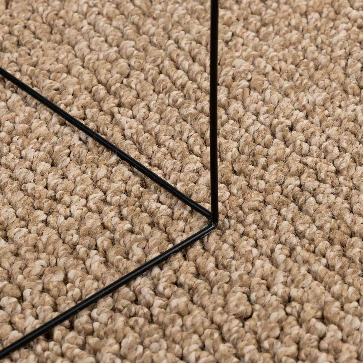 vidaXL Vloerkleden Rechthoekig AGIRA Naturel 150 x 80 cm Polyester
