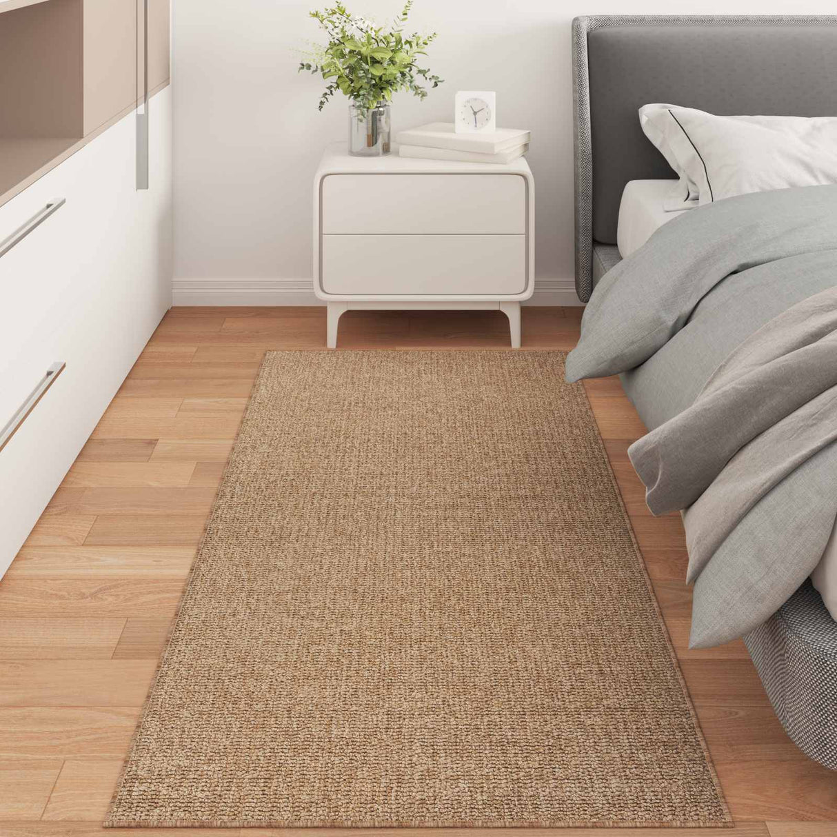 vidaXL Vloerkleden Rechthoekig AGIRA Naturel 150 x 80 cm Polyester