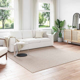 vidaXL Vloerkleden Rechthoekig FARO Crème 150 x 80 cm Polyester