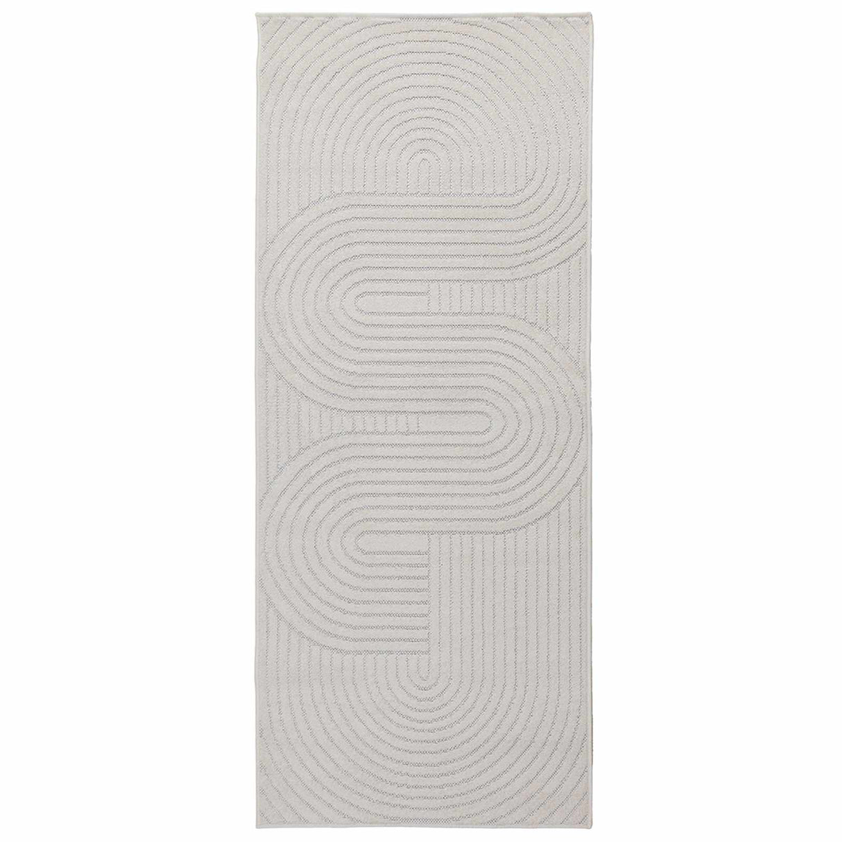 vidaXL Vloerkleden Rechthoekig PALMERAS Crème 150 x 80 cm Polyester