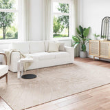 vidaXL Vloerkleden Rechthoekig PALMERAS Crème 150 x 80 cm Polyester