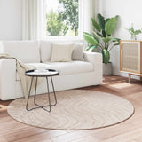 vidaXL Vloerkleden Rechthoekig PALMERAS Crème 150 x 80 cm Polyester