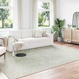 vidaXL Vloerkleden Rechthoekig PALMERAS Crème 150 x 80 cm Polyester