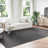 vidaXL Vloerkleden Rechthoekig PALMERAS Crème 150 x 80 cm Polyester