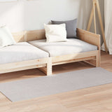 vidaXL Vloerkleden Rechthoekig LUGO Crème 150 x 80 cm Polyester