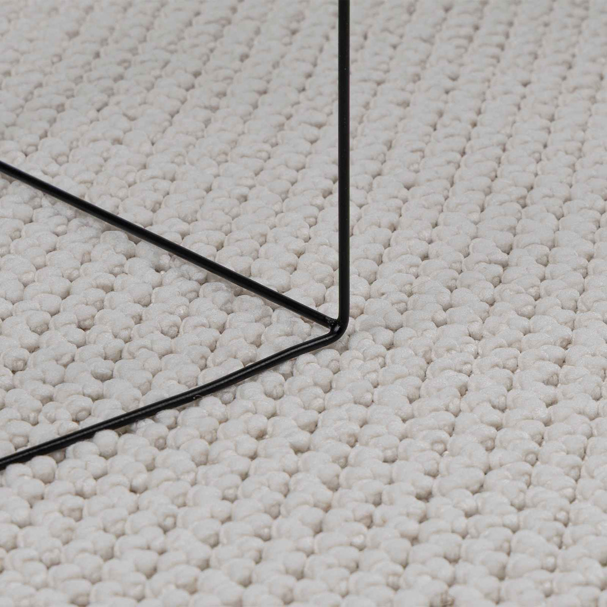 vidaXL Vloerkleden Rechthoekig LUGO Crème 150 x 80 cm Polyester