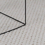 vidaXL Vloerkleden Rechthoekig LUGO Crème 150 x 80 cm Polyester