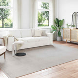 vidaXL Vloerkleden Rechthoekig LUGO Crème 150 x 80 cm Polyester