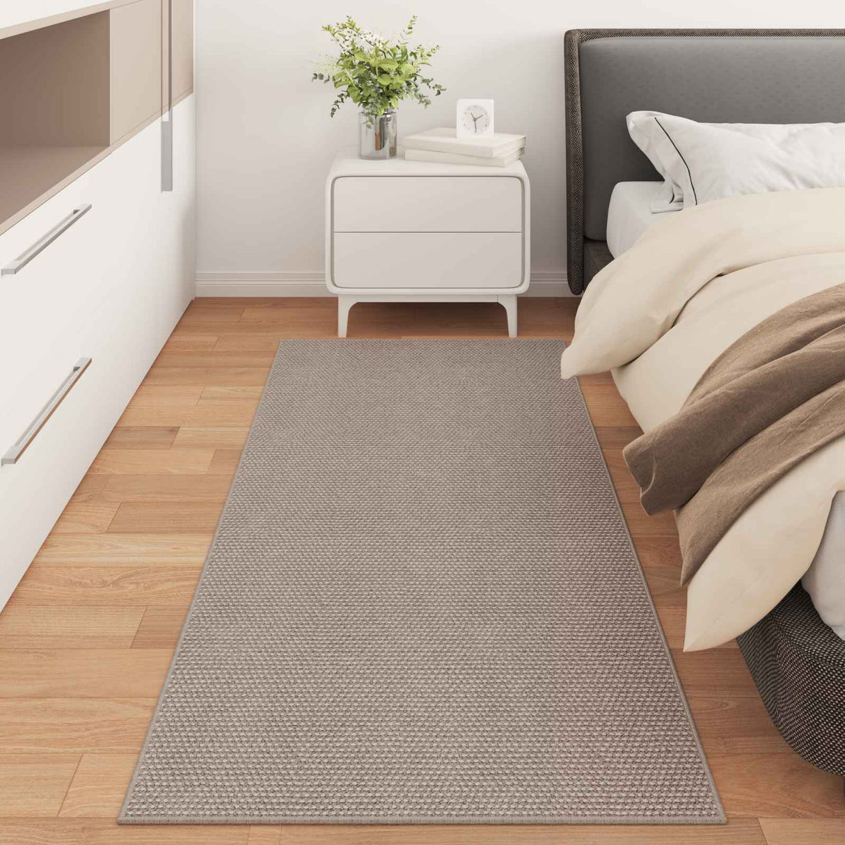 vidaXL Vloerkleden Rechthoekig LUGO Crème 150 x 80 cm Polyester