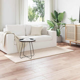 vidaXL Vloerkleden Rechthoekig SIROLO Crème 150 x 80 cm Polyester