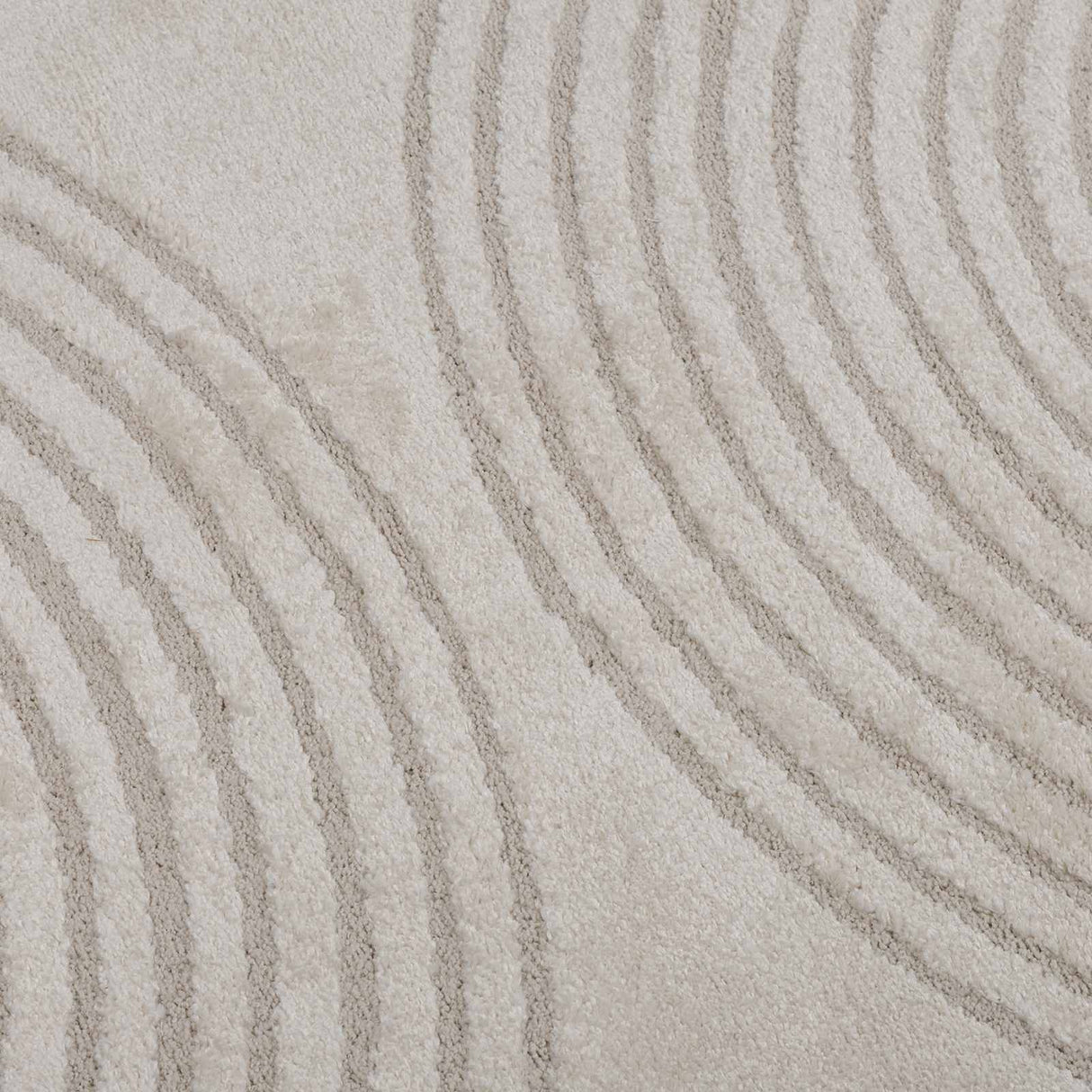 vidaXL Vloerkleden Rechthoekig GALATI Crème 150 x 80 cm Polyester