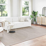 vidaXL Vloerkleden Rechthoekig GALATI Crème 150 x 80 cm Polyester