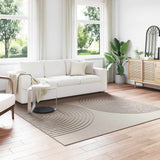 vidaXL Vloerkleden Rechthoekig GALATI Crème 150 x 80 cm Polyester