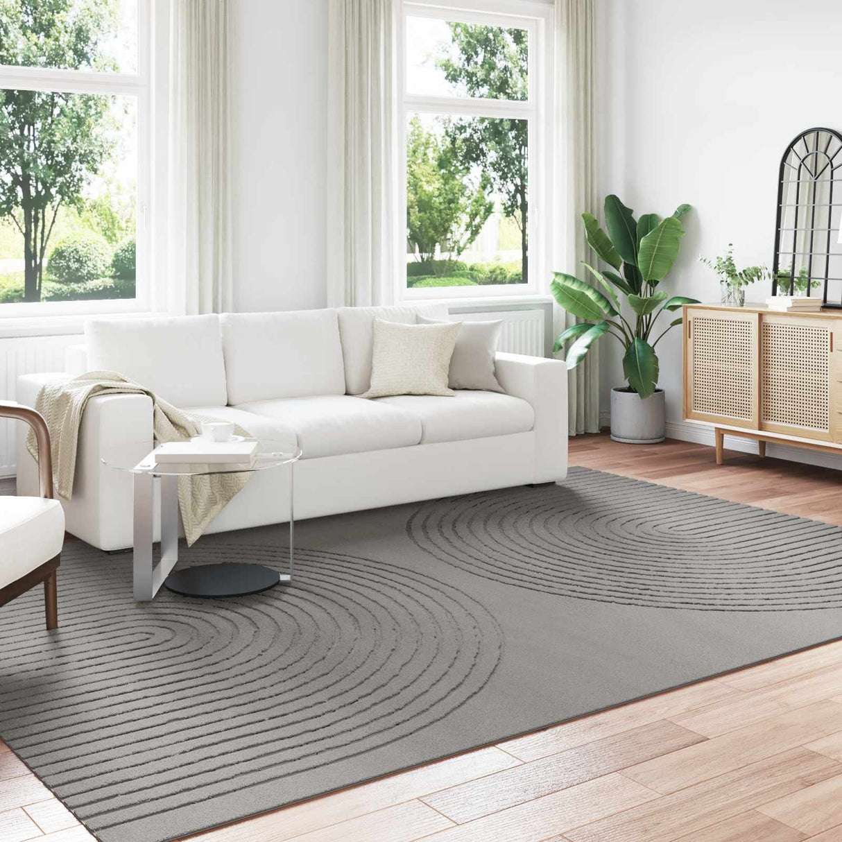 vidaXL Vloerkleden Rechthoekig GALATI Crème 150 x 80 cm Polyester