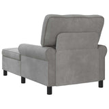 vidaXL Chaise Lounge met kussen Blauw 91 x 157 x 91 cm Fluweel