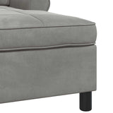 vidaXL Chaise Lounge met kussen Blauw 91 x 157 x 91 cm Fluweel