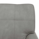 vidaXL Chaise Lounge met kussen Blauw 91 x 157 x 91 cm Fluweel