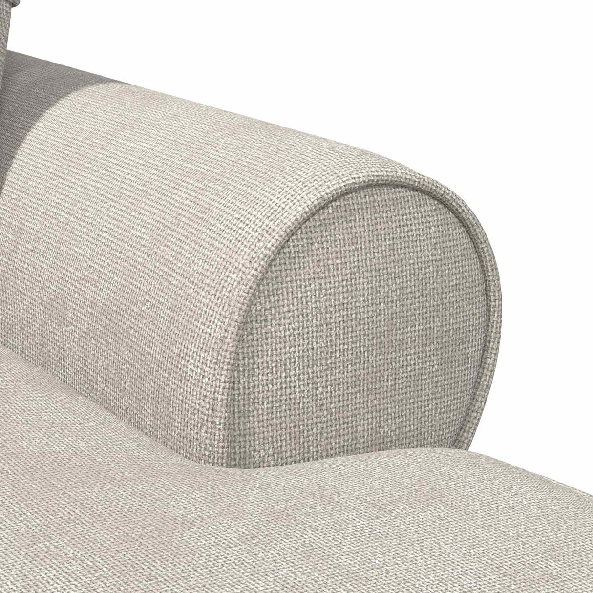 vidaXL Chaise Lounge met Rok Crèmekleurig 157 x 91 x 91 cm ARES