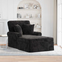 vidaXL Chaise Lounge met Rok Crèmekleurig 157 x 91 x 91 cm ARES