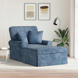 vidaXL Chaise Lounge met Rok Crèmekleurig 157 x 91 x 91 cm ARES