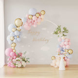 vidaXL Wedding Arch White 220 x 45 x 200 cm Steel