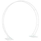 vidaXL Wedding Arch White 220 x 45 x 200 cm Steel