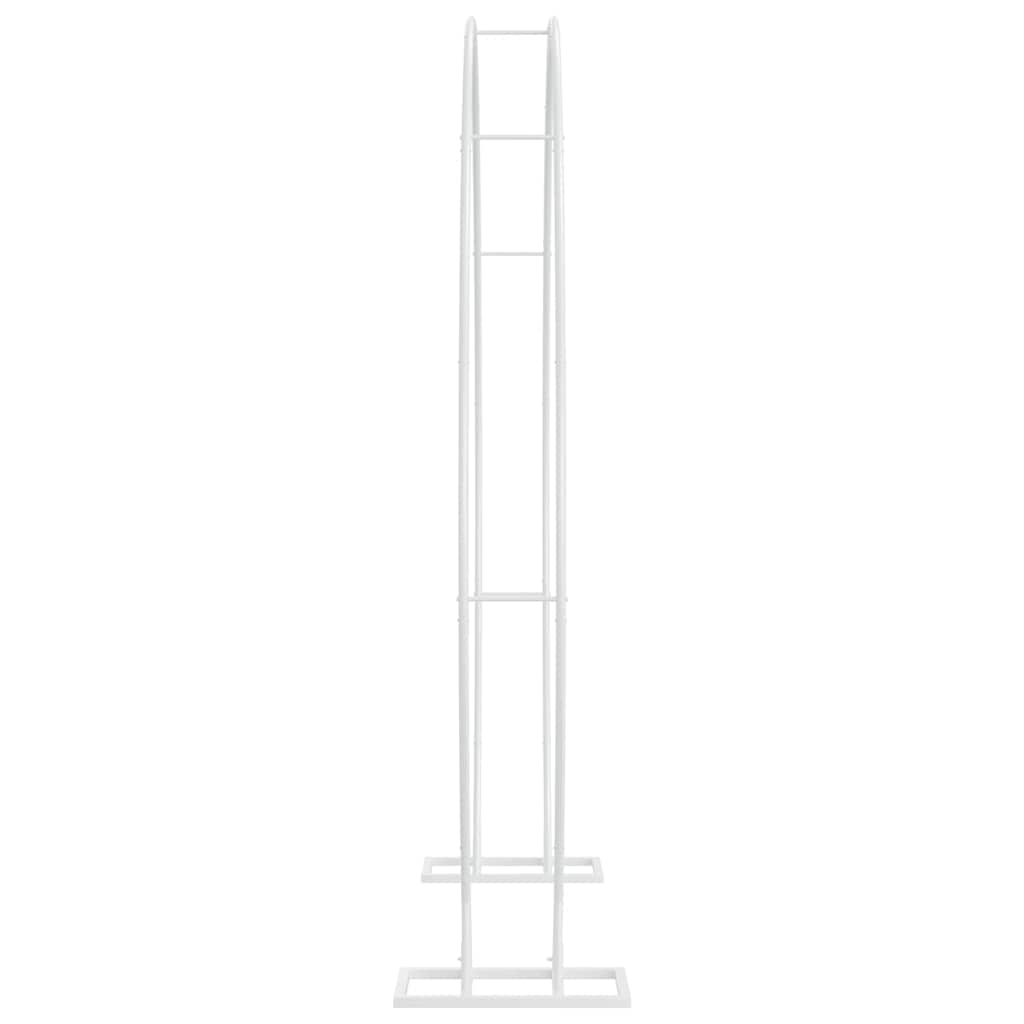 vidaXL Wedding Arch White 220 x 45 x 200 cm Steel