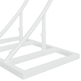 vidaXL Wedding Arch White 220 x 45 x 200 cm Steel