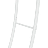 vidaXL Wedding Arch White 220 x 45 x 200 cm Steel
