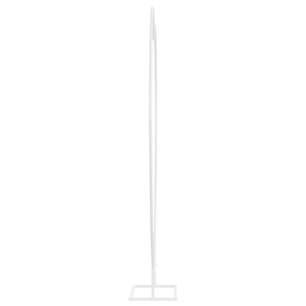 vidaXL Huwelijksboog Wit 195 x 35 x 211 cm Staal