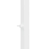 vidaXL Huwelijksboog Wit 150 x 49,5 x 200 cm Staal