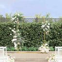 vidaXL Huwelijksboog Wit 150 x 49,5 x 200 cm Staal