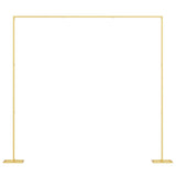 vidaXL Huwelijksboog Goud 338 x 35 x 300 cm Staal