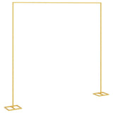 vidaXL Huwelijksboog Goud 338 x 35 x 300 cm Staal
