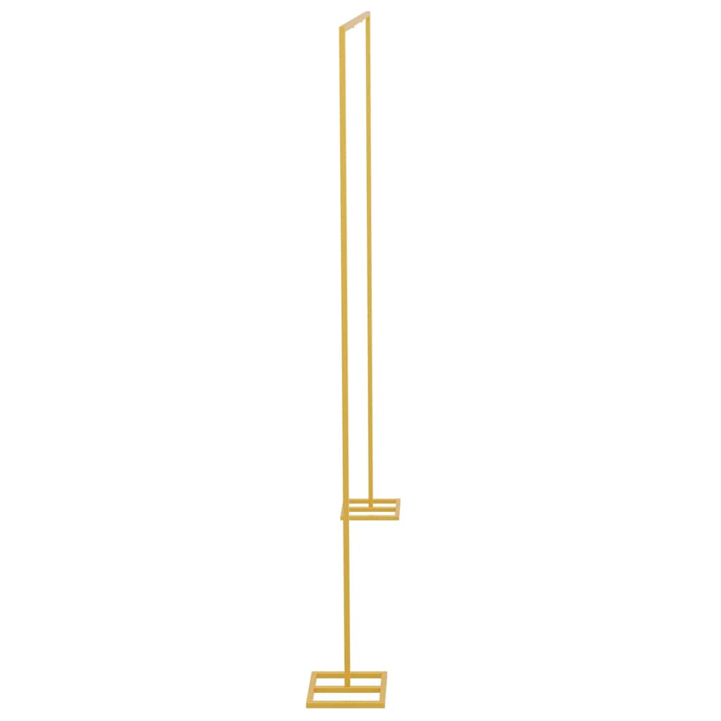 vidaXL Huwelijksboog Goud 338 x 35 x 300 cm Staal