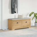 vidaXL Gangbank BODO 114x40x45 cm wit