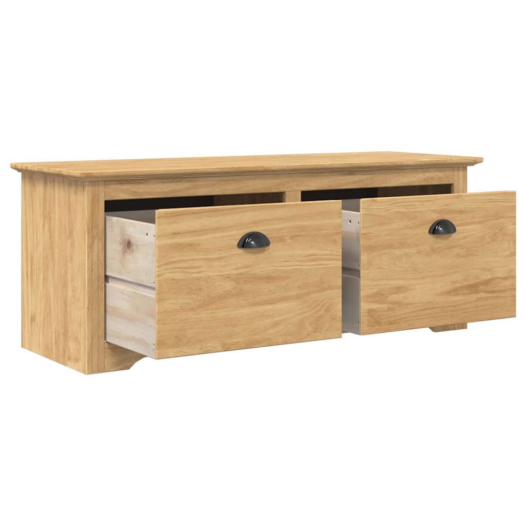 vidaXL Gangbank BODO 114x40x45 cm wit