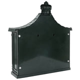 vidaXL Wandgemonteerde brievenbus met opslag Groen 40,5 x 16 x 45 cm