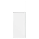 vidaXL Badscherm Mat 120 x 70 x 137 cm Aluminium
