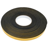 vidaXL Zelfklevende schuimtape Zwart 10mm x 10m CR Schuim