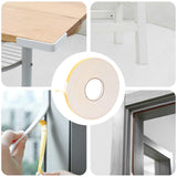 vidaXL Zelfklevende schuimtape Zwart 10mm x 10m CR Schuim