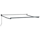 vidaXL Inklapbare Luifel Wit 500 × 300 cm Aluminium