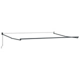 vidaXL Inklapbare Luifel Wit 500 × 300 cm Aluminium