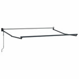 vidaXL Inklapbare Luifel Wit 500 × 300 cm Aluminium