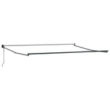 vidaXL Inklapbare Luifel Wit 500 × 300 cm Aluminium