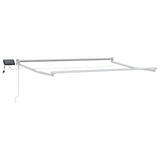 vidaXL Elektrisch Uittrekbaar Markies Frame Wit 2,5 x 2 m Aluminium