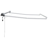 vidaXL Elektrisch Uittrekbaar Markies Frame Wit 2,5 x 2 m Aluminium