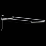 vidaXL Elektrisch Uittrekbaar Markies Frame Wit 2,5 x 2 m Aluminium