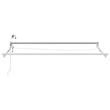 vidaXL Elektrisch Uittrekbaar Markies Frame Wit 2,5 x 2 m Aluminium